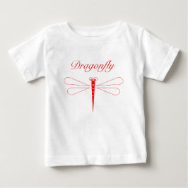 Dragonfly - White Baby Fine Jersey T - Shirt