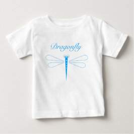 Dragonfly - White Baby Fine Jersey T - Shirt