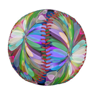 Dragonfly Wildblume Garden Abstrakt Baseball