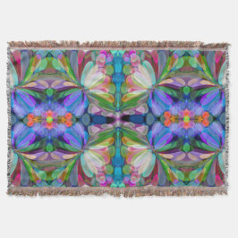 Dragonfly Wildblume Garden Abstrakt Decke