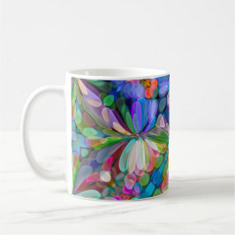 Dragonfly Wildblume Garden Abstrakt Kaffeetasse