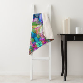 Dragonfly Wildblume Garden Abstrakt Sherpadecke