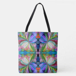 Dragonfly Wildblume Garden Abstrakt Tasche