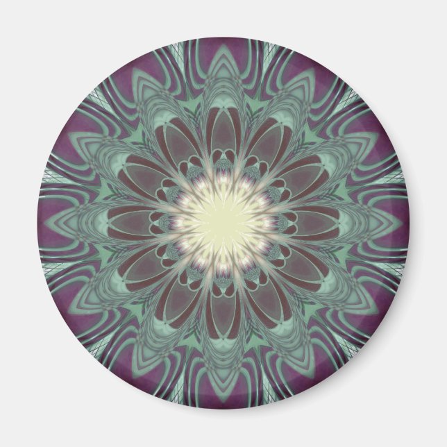 Dragonfly Wings Mandala Magnet (Vorne)