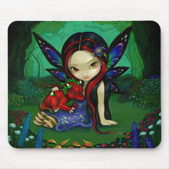 "Dragonling Garten I" Mousepad (Vorne)
