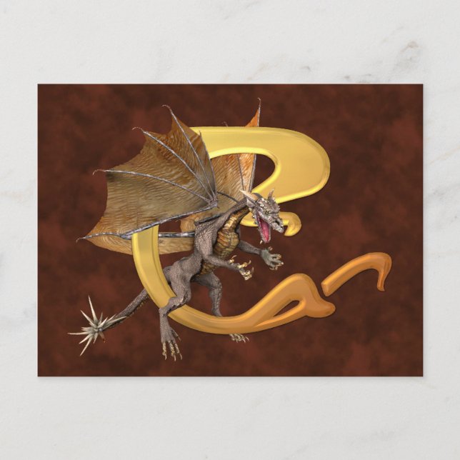 Dragonlore Initial C Postkarte (Vorderseite)
