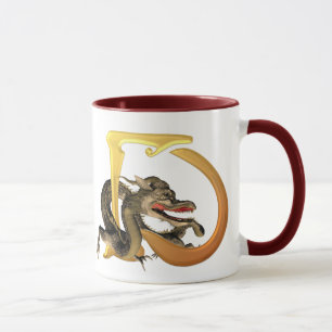 Dragonlore Initialen D Tasse