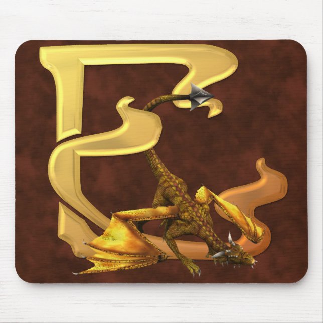 Dragonlore Initialen E Mousepad (Vorne)