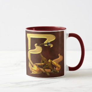 Dragonlore Initialen E Tasse