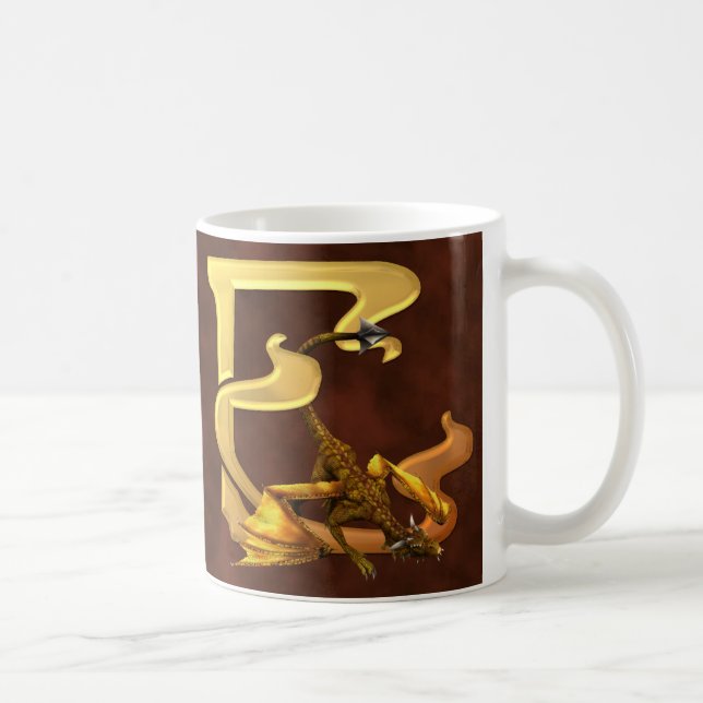 Dragonlore Initialen E Tasse (Rechts)