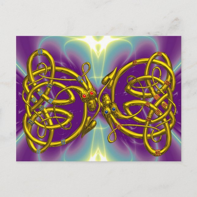 DRAGONLOVE FEIERTAGSPOSTKARTE (Vorderseite)