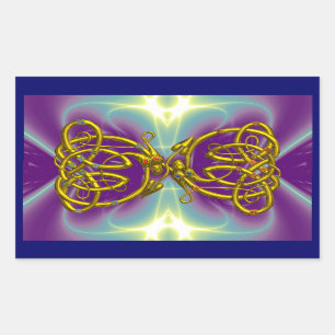 DRAGONLOVE RECHTECKIGER AUFKLEBER