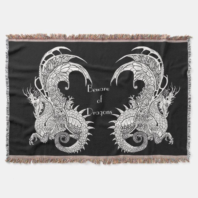 Dragons Art Nouveau Stil Decke (Vorderseite)