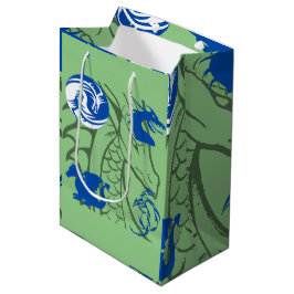 Dragons Blue Mittlere Geschenktüte