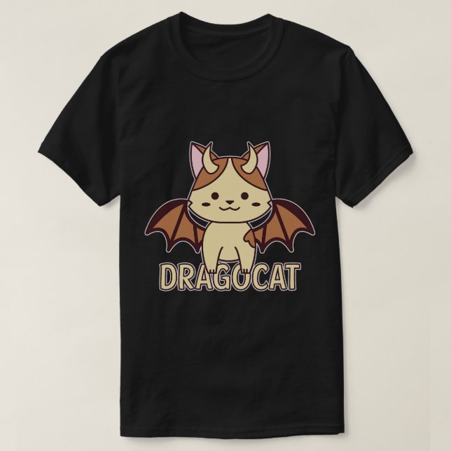 Dragons Dragocat Dragon Dragon Slayer Dungeon T-Shirt (Design vorne)