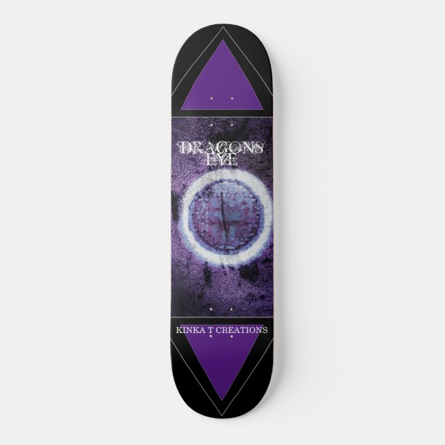 Dragons Eye Skateboard Deck 8 1/8" (Vorderseite)