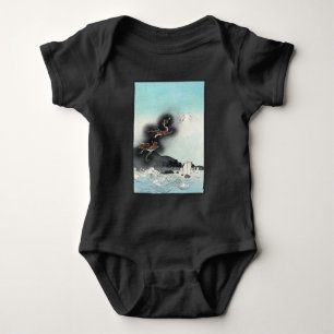 Dragon's Fury Sea Battle for Mount Fuji, Japan Baby Strampler
