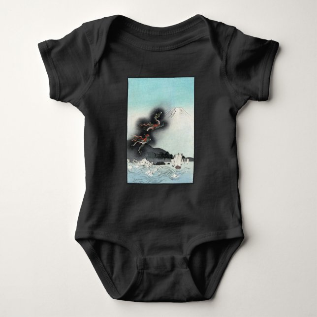Dragon's Fury Sea Battle for Mount Fuji, Japan Baby Strampler (Vorderseite)