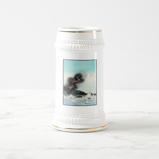 Dragon's Fury Sea Battle for Mount Fuji, Japan Bierglas (Mittel)