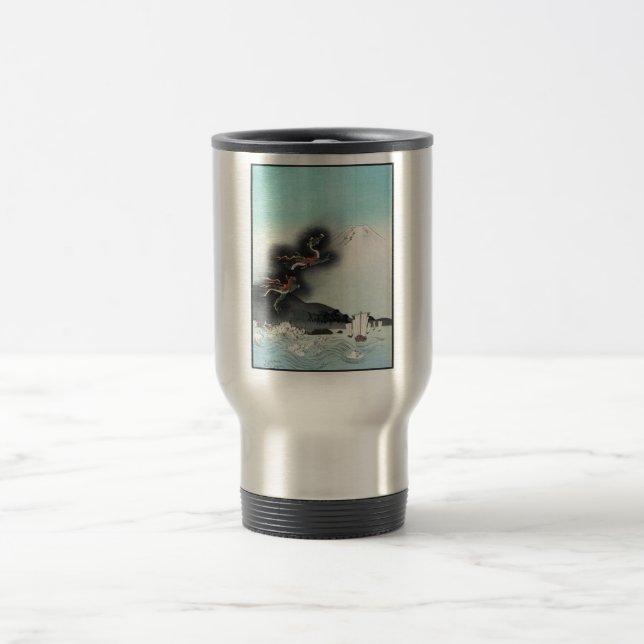 Dragon's Fury Sea Battle for Mount Fuji, Japan Reisebecher (Mittel)