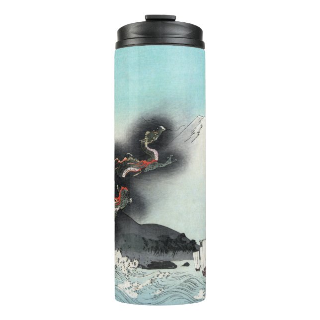 Dragon's Fury Sea Battle for Mount Fuji, Japan Thermosbecher (Vorderseite)