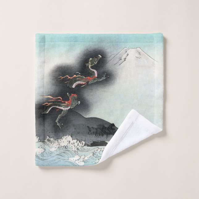Dragon's Fury Sea Battle for Mount Fuji, Japan Waschlappen (Waschlappen)