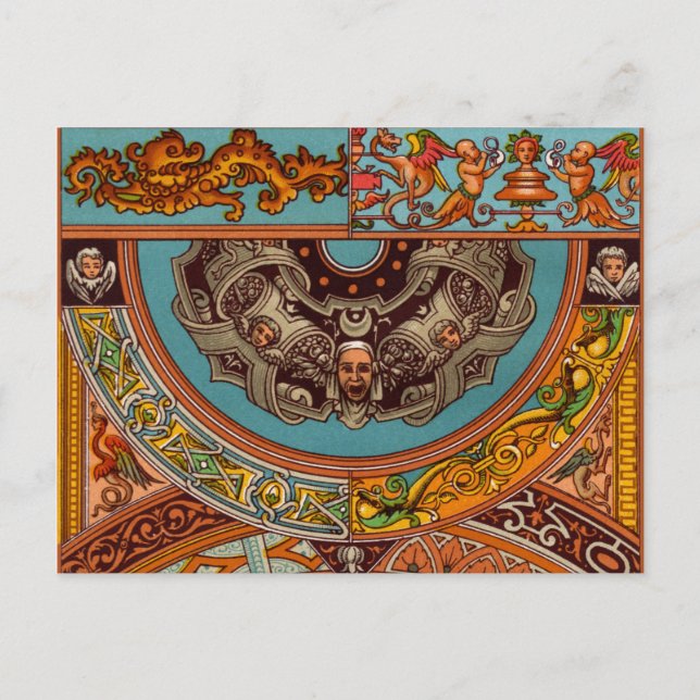 Dragons & Gargoyles Postcard Postkarte (Vorderseite)