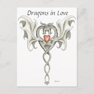 Dragons in Love - carte postale