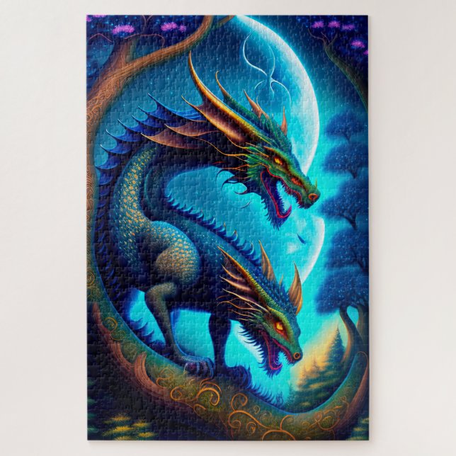 Dragons Jigsaw Puzzle (Vertikal)