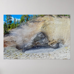 Dragon's Mouth Spring, Yellowstone Nationalpark Poster