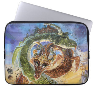Dragons Rising Kunst Laptopschutzhülle