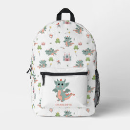 Dragons Ritter Burg Wilhelm Tell Bedruckter Rucksack