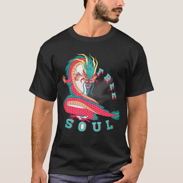 Dragons Tacos Geschenk Frauen Männer Kinder Mexika T-Shirt (Vorderseite)
