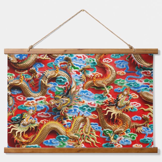 dragons temple tapisserie (Devant)