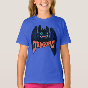 "Dragons" Toothless Wings Graphic T-Shirt