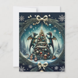 Dragons Weihnachtswonderland Feiertagskarte
