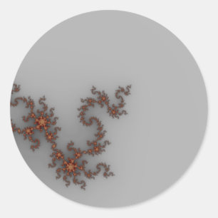 Dragonthing - Fraktal Runder Aufkleber