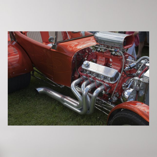 Dragster's Dream Fine Art Print Poster (Vorne)