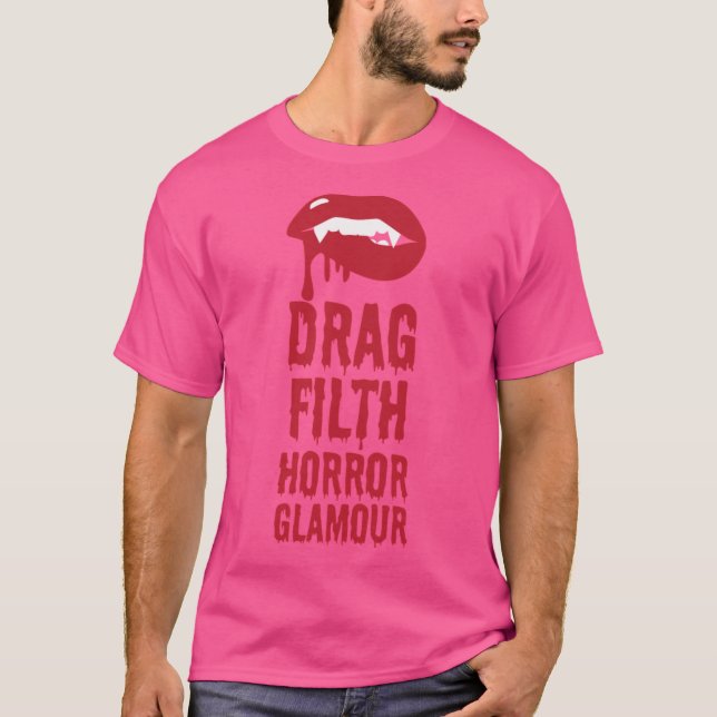 Dragula-Fänge Freunde T-Shirt (Vorderseite)