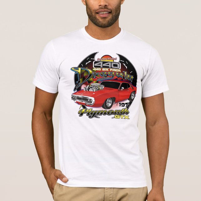 Dragula Plymouth GTX Art 1971! T-Shirt (Vorderseite)