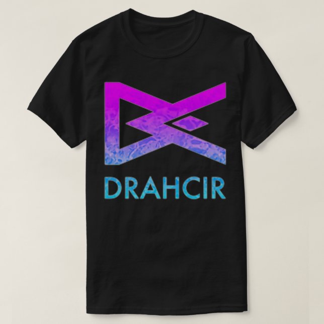 DrahCir Blue Fade Premium  T-Shirt (Design vorne)