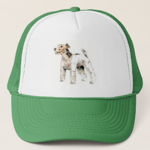 Draht-behaarter Foxterrier Truckerkappe
