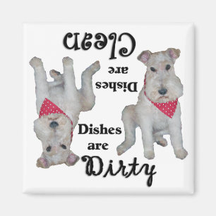 Draht-Foxterrier-Spülmaschinen-Magnet Magnet