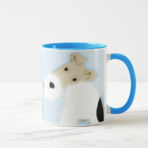 Draht-Foxterrier Tasse