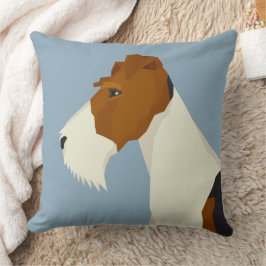 Draht-Fuchs-Terrier Kissen