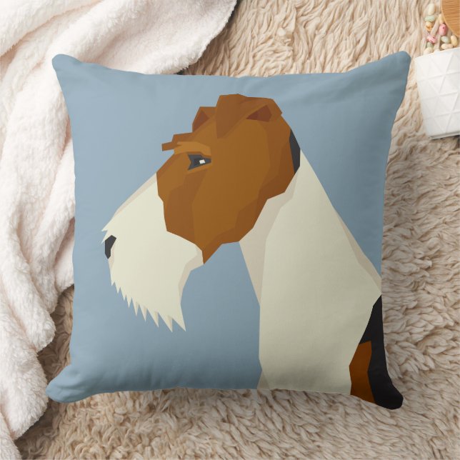 Draht-Fuchs-Terrier Kissen (Decke)