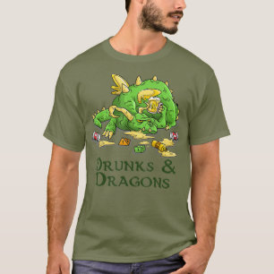 Drähte und Drachen Funny DM Dice Beer Tabletop T-Shirt