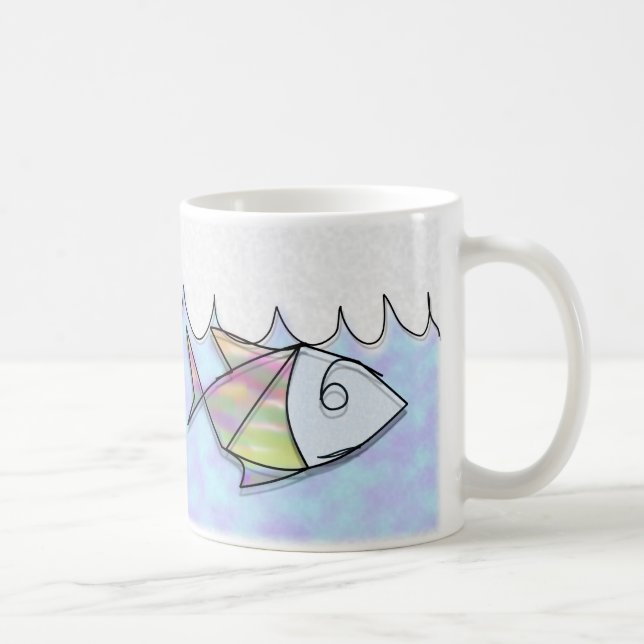 Drahtfisch Kaffeetasse (Rechts)