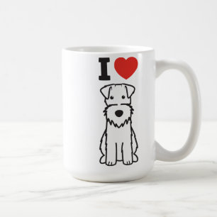 Drahtfox-Terrier-HundeCartoon Kaffeetasse