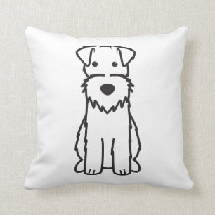 Drahtfox-Terrier-HundeCartoon Kissen